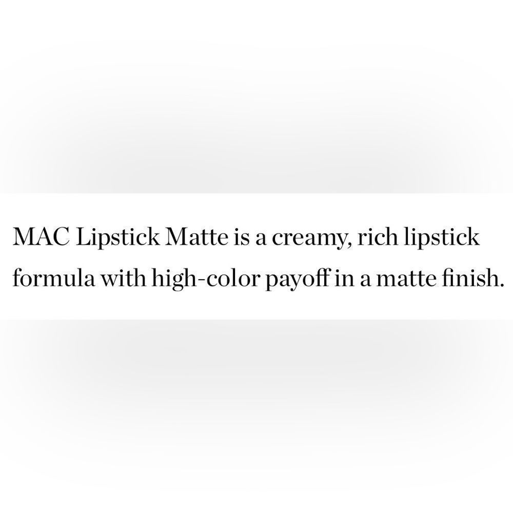 MAC Matte Lipstick CHILI 🌶️💄 NEW IN BOX RED Full Size - Picture 5 of 7